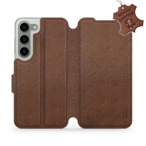 Hülle für Samsung Galaxy S23 - Farbe Brown Leather