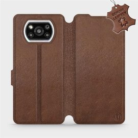 Hülle für Xiaomi POCO X3 Pro - Farbe Brown Leather