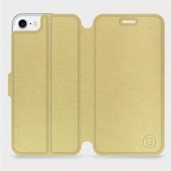 Hülle für Apple iPhone 8 - Farbe Gold&Orange