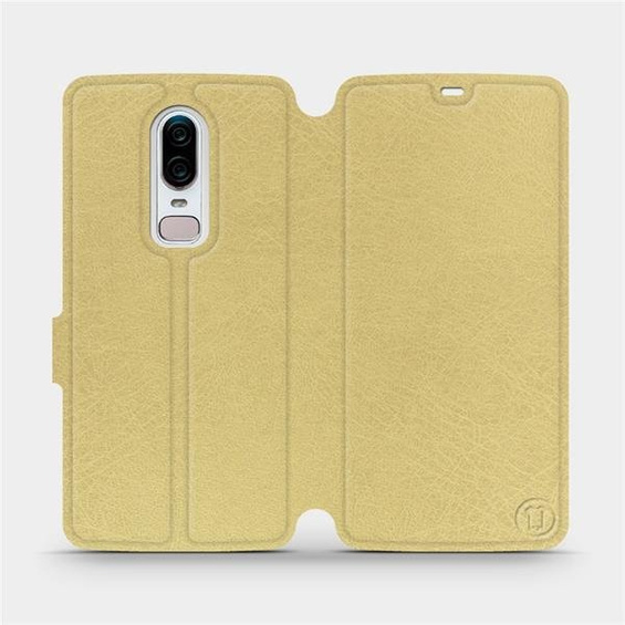 Hülle für OnePlus 6 A6000 - Farbe Gold&Orange