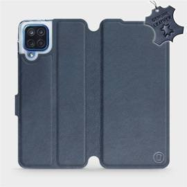 Hülle für Samsung Galaxy M12 - Farbe Blue Leather