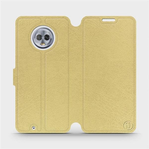 Hülle für Motorola Moto G6 - Farbe Gold&Orange