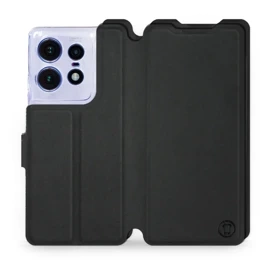 Hülle für Motorola Edge 50 Pro - Farbe Schwarz mit Schwarz