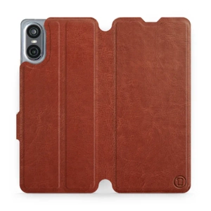 Hülle für Sony Xperia 10 VI - Farbe Brown&Gray