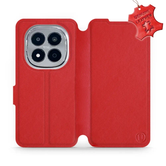 Hülle für Xiaomi Redmi Note 15 Pro 5G - Farbe Red Leather