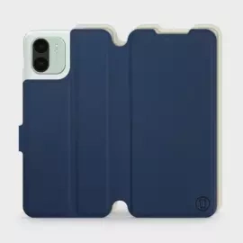 Hülle für Xiaomi Redmi A2 Plus - Farbe Marineblau mit Platin