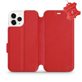 Hülle für Apple iPhone 11 Pro - Farbe Red Leather