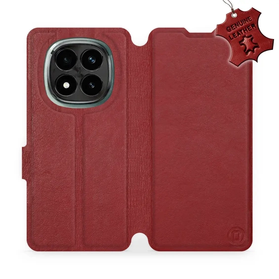 Hülle für Xiaomi Redmi Note 14 Pro Plus 5G - Farbe Dark Red Leather