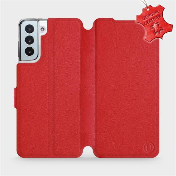 Hülle für Samsung Galaxy S21 Plus - Farbe Red Leather