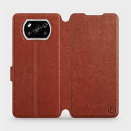 Hülle für Xiaomi POCO X3 NFC - Farbe Brown&Orange