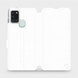 Hülle für Samsung Galaxy A21S - Farbe White&Gray