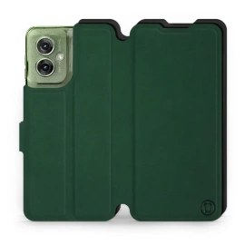 Hülle für Motorola Moto G55 5G - Farbe Grün mit Schwarz