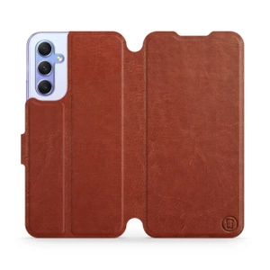 Hülle für Samsung Galaxy A34 5G - Farbe Brown&Orange