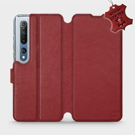 Hülle für Xiaomi Mi 10 - Farbe Dark Red Leather