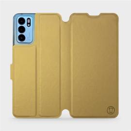Hülle für OPPO Reno 6 5G - Farbe Gold&Orange