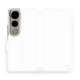 Hülle für Vivo V50 Lite - Farbe White&Orange