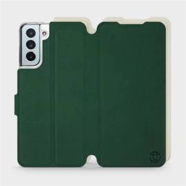 Hülle für Samsung Galaxy S21 Plus - Farbe Grün mit Platin