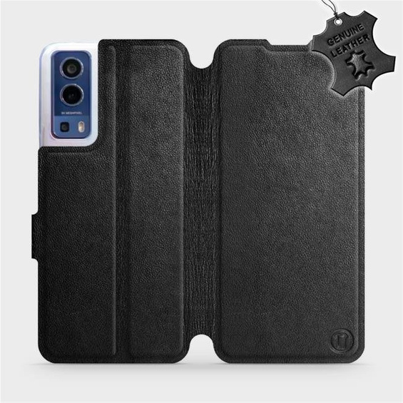 Hülle für Vivo Y72 5G - Farbe Black Leather