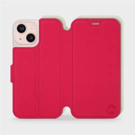 Hülle für Apple iPhone 13 mini - Farbe Rot mit Platin