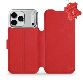 Hülle für Apple iPhone 17 Pro Max - Farbe Red Leather