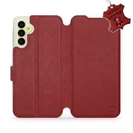 Hülle für Samsung Galaxy A15 5G - Farbe Dark Red Leather