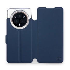 Hülle für Realme 14 Pro 5G - Farbe Marineblau mit Platin