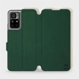 Hülle für Xiaomi Redmi Note 11 - Farbe Grün mit Platin