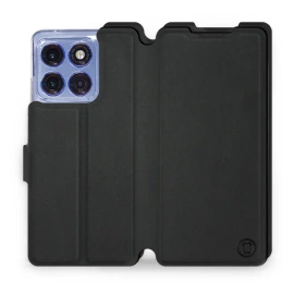 Hülle für Motorola Edge 60 Pro - Farbe Schwarz mit Schwarz