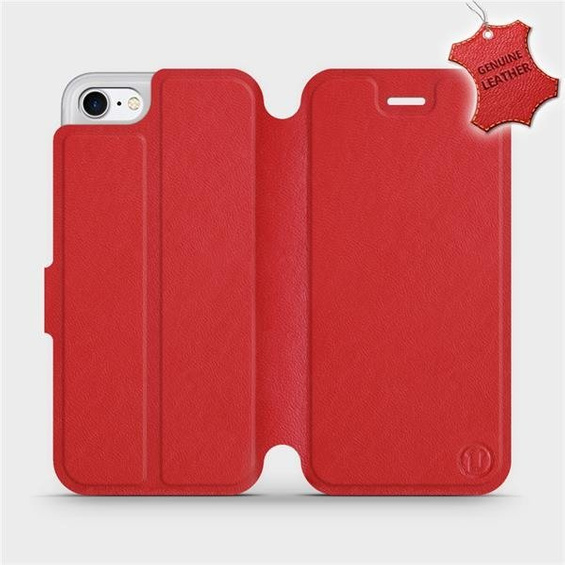 Hülle für Apple iPhone 7 - Farbe Red Leather