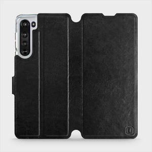 Hülle für Motorola Edge - Farbe Black&Orange