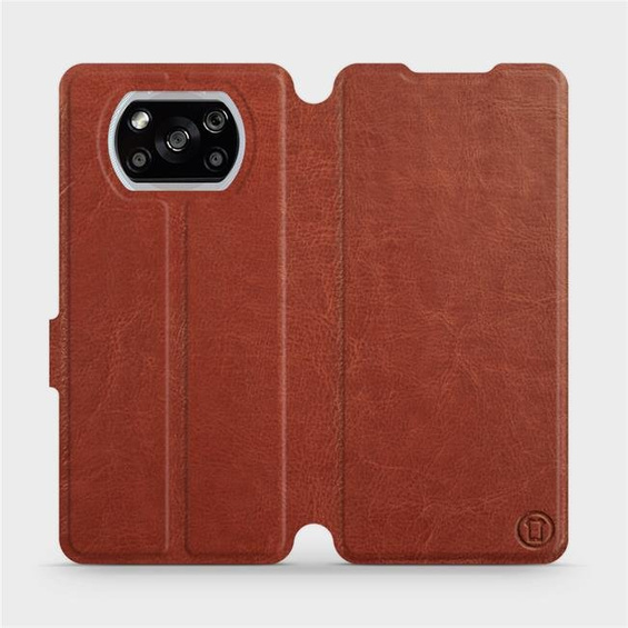 Hülle für Xiaomi POCO X3 NFC - Farbe Brown&Orange