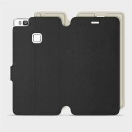 Hülle für Huawei P9 Lite - Farbe Schwarz mit Platin