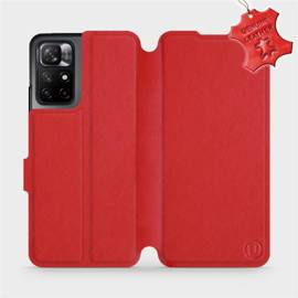 Hülle für Xiaomi Redmi Note 11S 5G - Farbe Red Leather