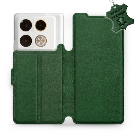 Hülle für Infinix Note 40 Pro Plus - Farbe Green Leather