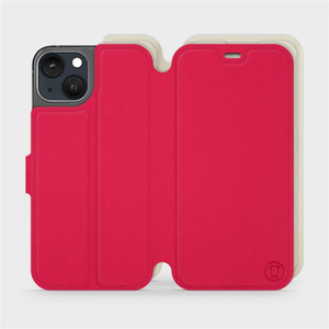 Hülle für Apple iPhone 13 - Farbe Rot mit Platin