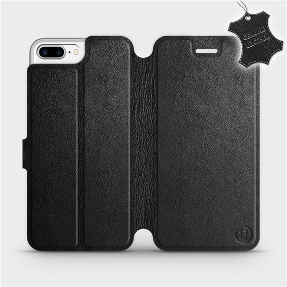 Hülle für Apple iPhone 7 Plus - Farbe Black Leather