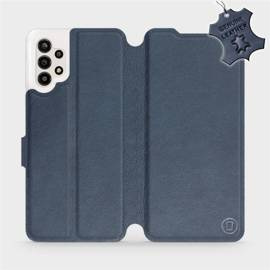 Hülle für Samsung Galaxy A13 4G - Farbe Blue Leather