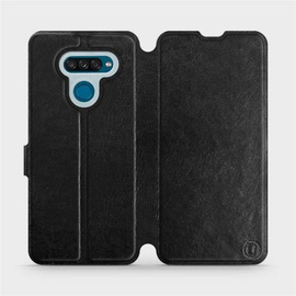 Hülle für LG K50S - Farbe Black&Orange