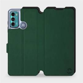 Hülle für Motorola Moto G60 - Farbe Grün mit Schwarz