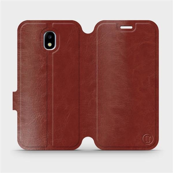 Hülle für Samsung Galaxy J7 2017 - Farbe Brown&Orange
