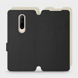 Hülle für OnePlus 7 Pro - Farbe Schwarz mit Platin