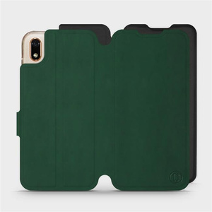 Hülle für Huawei Y5 2019 - Farbe Grün mit Schwarz