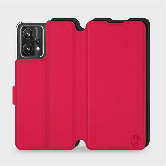 Hülle für Realme 9 5G - Farbe Rot mit Schwarz