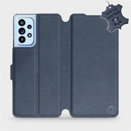 Hülle für Samsung Galaxy A53 5G - Farbe Blue Leather