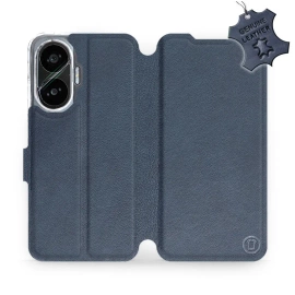 Hülle für Xiaomi POCO F7 - Farbe Blue Leather