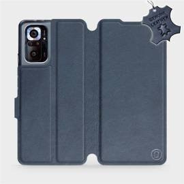 Hülle für Xiaomi Redmi Note 10 pro - Farbe Blue Leather