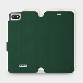 Hülle für Xiaomi Redmi 6A - Farbe Grün mit Platin