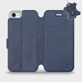 Hülle für Apple iPhone SE 2020 - Farbe Blue Leather
