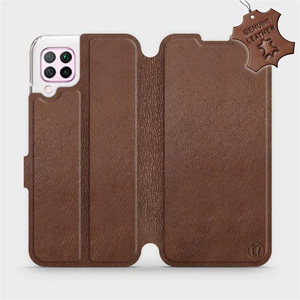 Hülle für Huawei P40 Lite - Farbe Brown Leather