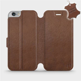 Hülle für Apple iPhone 6s - Farbe Brown Leather